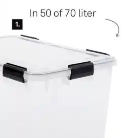 Karwei Luchtdicht Opbergbox Iris aanbieding