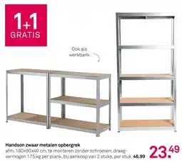 Karwei Handson zwaar metalen opbergrek aanbieding