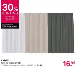 Karwei Karwei Kant-en-klaar Gordijn aanbieding