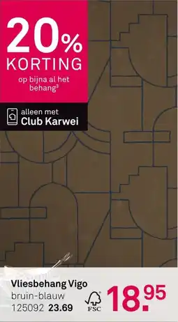 Karwei Vliesbehang Vigo aanbieding