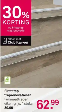 Karwei Firststep Traprenovatieset aanbieding