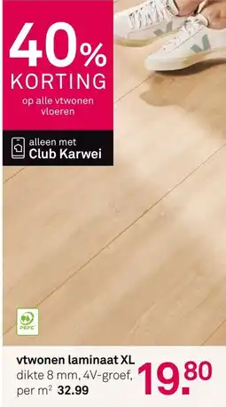 Karwei Vtwonen Laminaat XL aanbieding