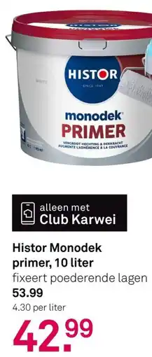 Karwei Histor Monodek Primer aanbieding