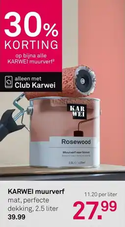 Karwei Karwei Muurverf aanbieding