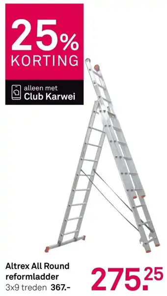 Karwei Altrex All Round Reformladder aanbieding