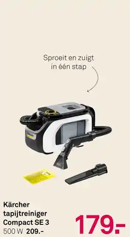 Karwei Kärcher tapijtreiniger Compact SE 3 aanbieding