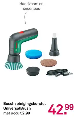 Karwei Bosch Reinigingsborstel UniversalBrush aanbieding