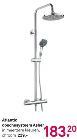 Karwei Atlantic douchesysteem Asher aanbieding
