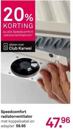 Karwei Speedcomfort Radiatorventilator aanbieding