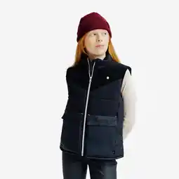 Decathlon Bodywarmer voor ruitersport voor kinderen warm zwart aanbieding