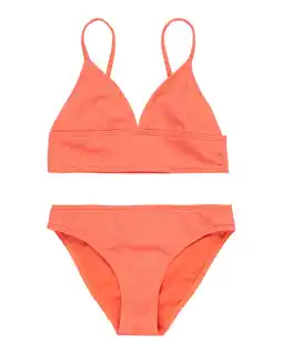 Decathlon Zweiteiliges Schwimmset LAGOS Orange Meisjes 6-16 aanbieding