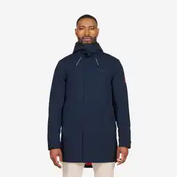 Decathlon Warme waterdichte lange zeiljas voor heren 500 marineblauw aanbieding