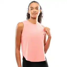 Decathlon Dames Fitness hardlooptop Seine Coral Pink Roze aanbieding