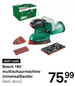 Karwei Bosch 18V Multischuurmachine UniversalSander aanbieding