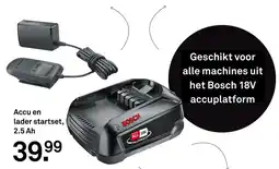 Karwei Accu en lader startset, 2.5 Ah aanbieding