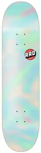 Decathlon RAD Blank Logo Skateboard Deck - 8.25 - Holographic aanbieding