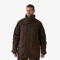 Decathlon Warme en geluidloze jas 900 bruin aanbieding