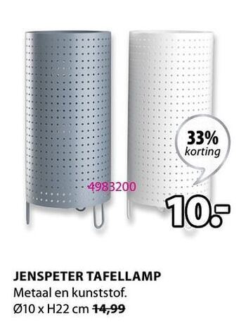 Jenspeter tafellamp