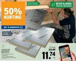 GAMMA A Therm PIR isolatieplaat dikte 10 cm aanbieding