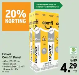 GAMMA Isover Comfi Panel aanbieding