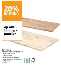 GAMMA Timmerpanelen aanbieding