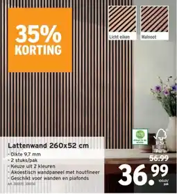 GAMMA Lattenwand aanbieding