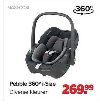 Baby-Dump Pebble 360° I-size Maxi-cosi aanbieding