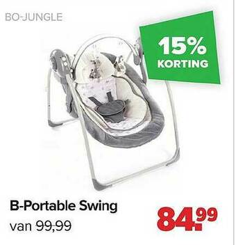 Baby-Dump B-portable Swing Bo-jungle aanbieding