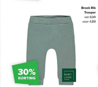 Baby-Dump Broek Rib Trooper aanbieding