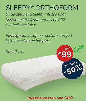 Sleepworld Sleepy Orthoform aanbieding