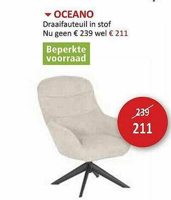 Weba Oceano Draaifauteuil In Stof aanbieding