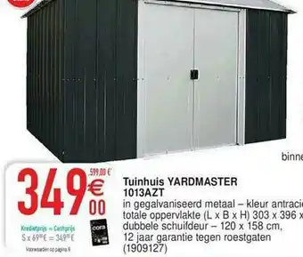 Tuinhuis Yardmaster 1013azt