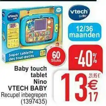 Cora Baby Touch Tablet Nino Vtech Baby aanbieding