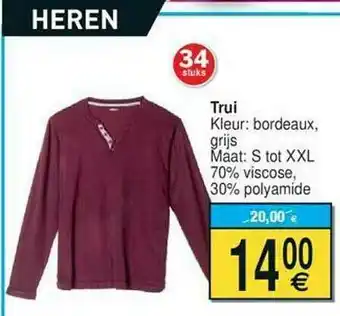 Cora Trui Heren aanbieding