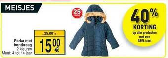 Cora Parka Met Bontkraag aanbieding