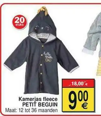 Cora Kamerjas Fleece Petit Beguin aanbieding