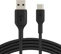 Krëfel BOOST↑CHARGE USB A naar USB C-kabel - 1 m. - Zwart aanbieding