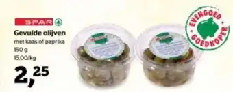 Gevulde olijven 150g