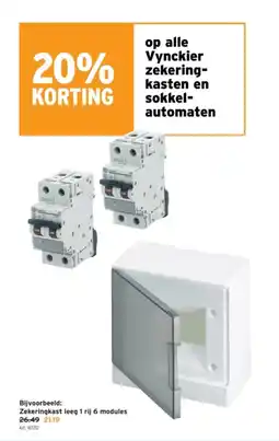 GAMMA Op alle vynckier zekering kasten en sokkel automaten aanbieding