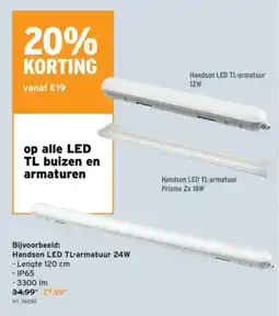 GAMMA Op alle LED TL buizen en armaturen aanbieding