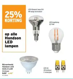 GAMMA Op alle handson LED lampen aanbieding