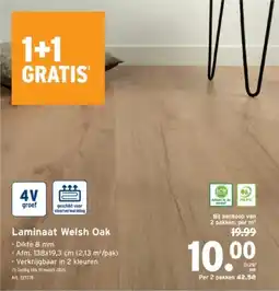 GAMMA Laminaat Welsh Oak aanbieding