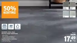 GAMMA GAMMA click vinyl burano tegel betonlook aanbieding