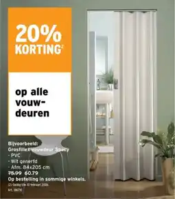 GAMMA Op alle vouw deuren aanbieding