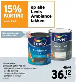GAMMA Op alle levis ambiance lakken aanbieding