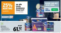 GAMMA Op alle levis ambiance muurverf aanbieding