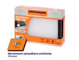 Action Werckmann oplaadbare werklamp aanbieding