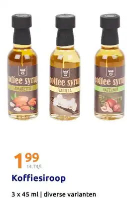 Action Koffiesiroор aanbieding