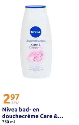 Action Nivea bad- en douchecrème Care & Diamond aanbieding