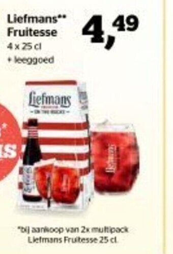 Spar Liefmans Fruitesse aanbieding